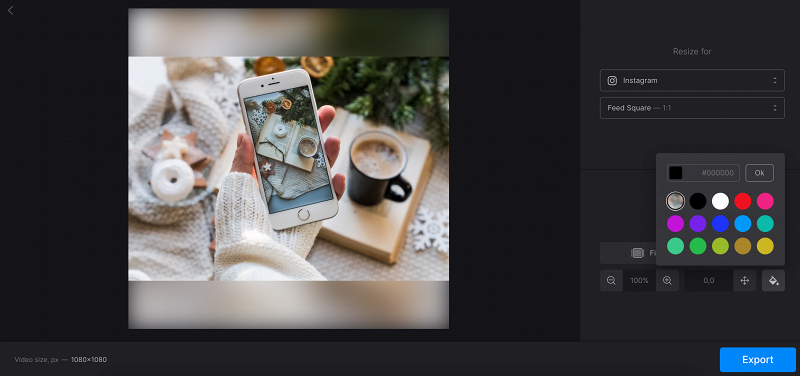 Change file's aspect ratio for social media