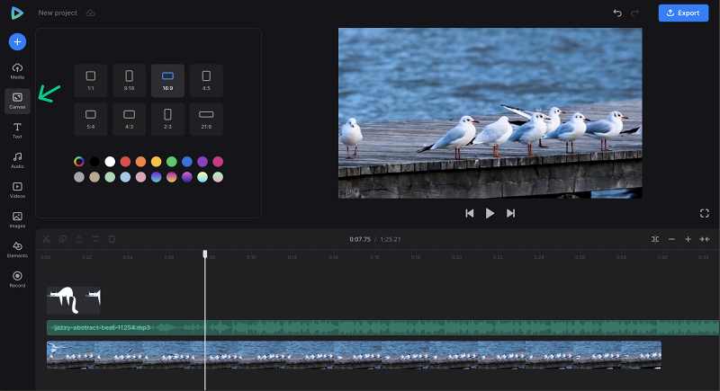 Change aspect ratio of horizontal video for TikTok