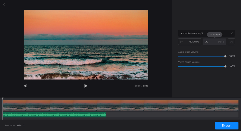 Change background music settings