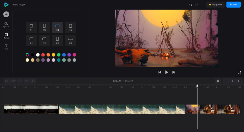 Change book teaser video canvas