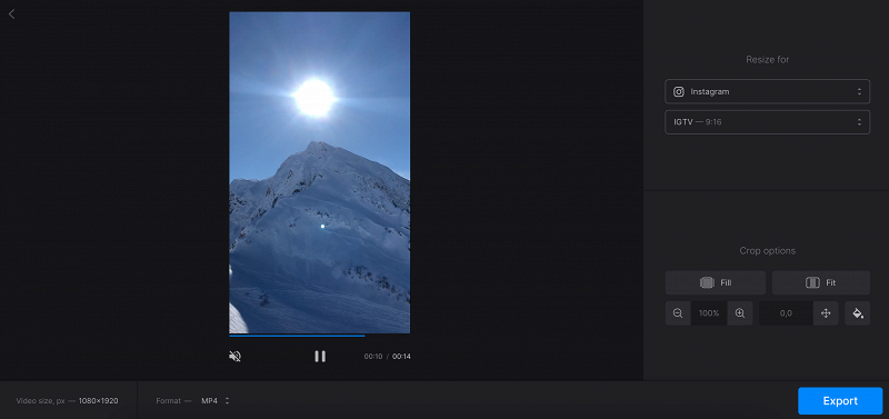 Change IGTV dimensions Change IGTV dimensions of your video