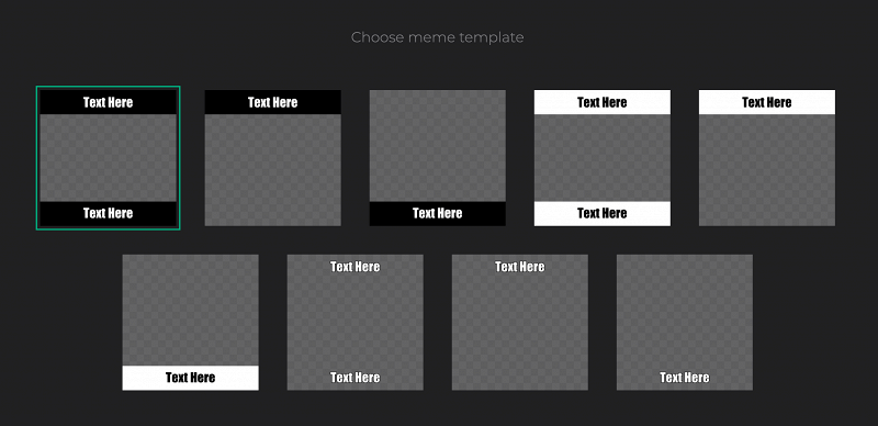 Change meme template for your own picture