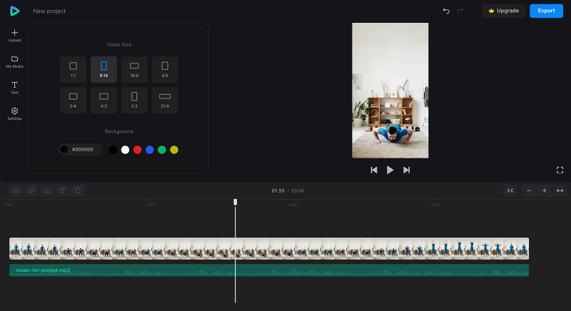 Change workout video settings