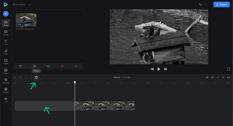 Split video into segments