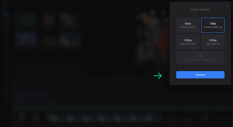 Convert video with images