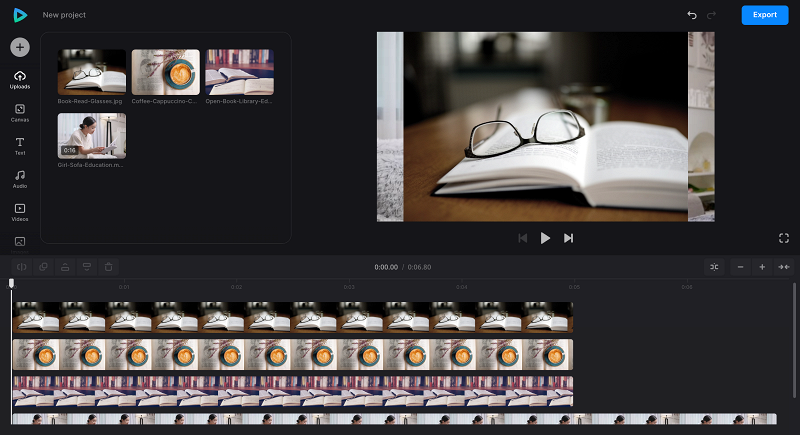 Create book review video