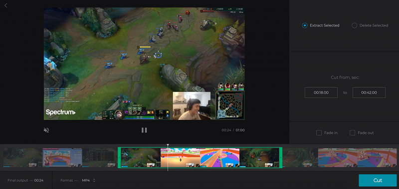 Cut Twitch video before downloading