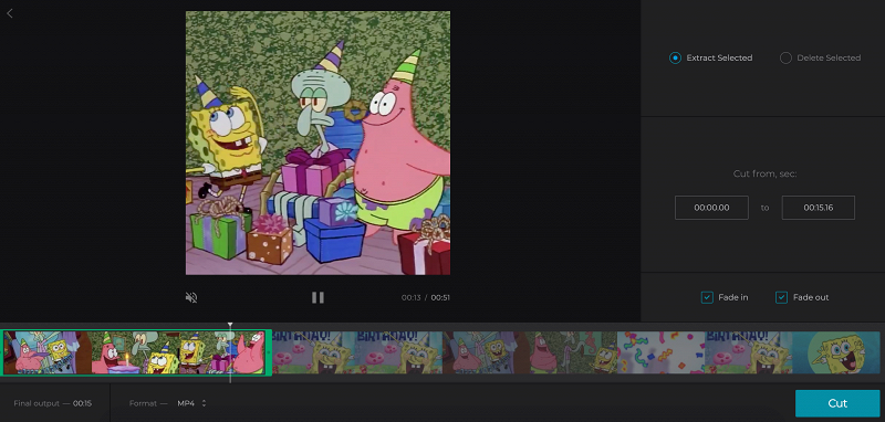 Trim the Twitter video to download