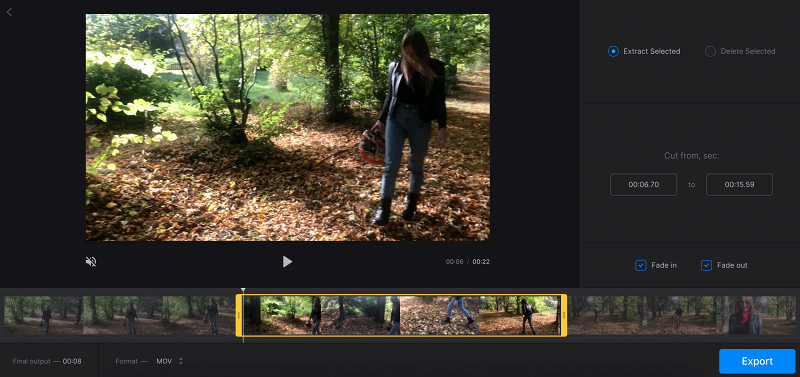 Trim video to Instagram length