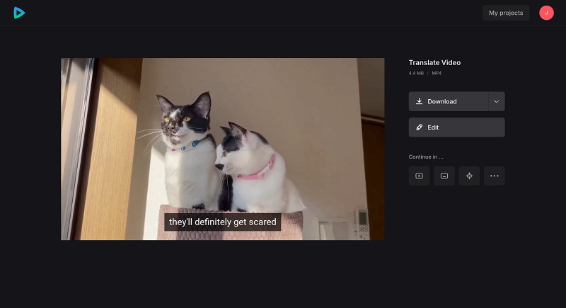 Download video with subtitles and ai voiceover