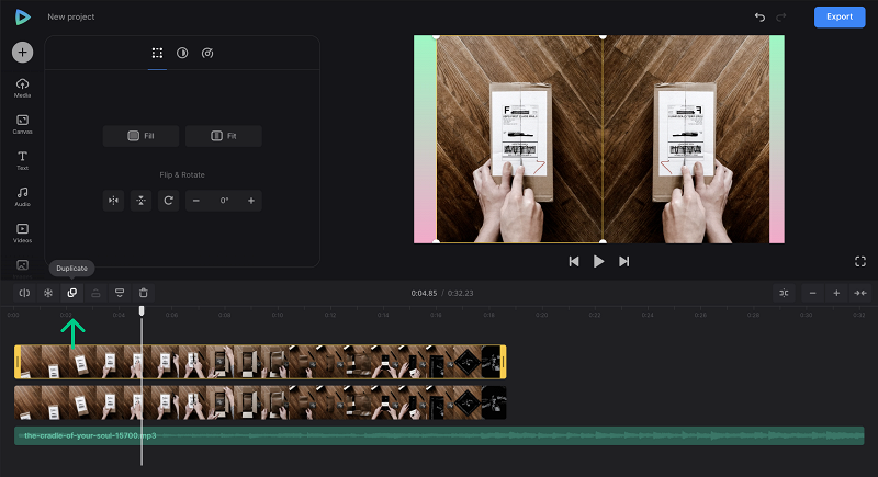 Duplicate clips in unboxing videos