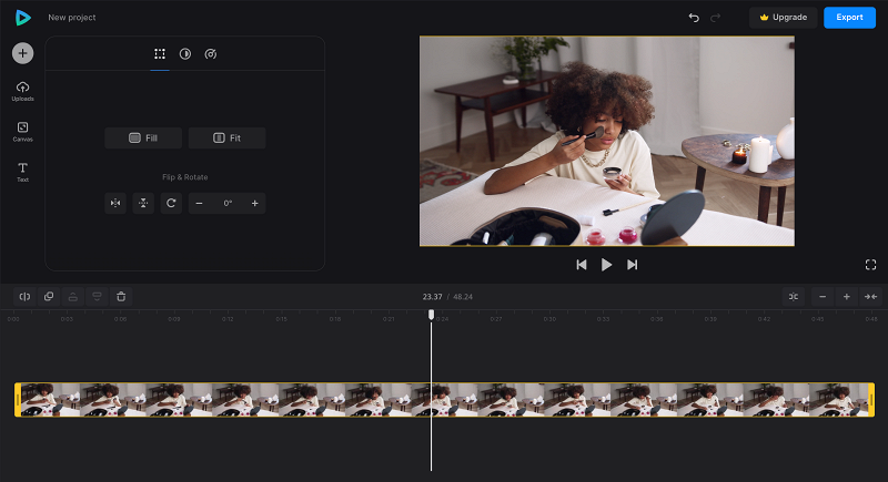 Edit influencer video clip options