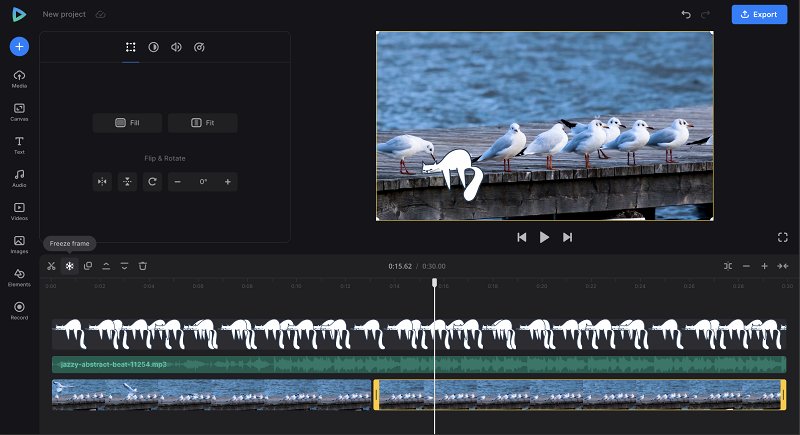 Edit horizontal video for TikTok