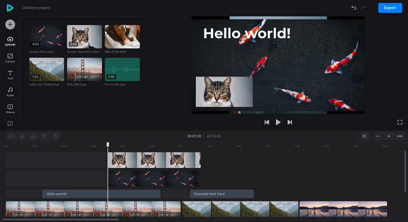 Edit screen and webcam recording