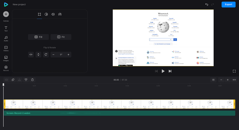 Edit screen recording