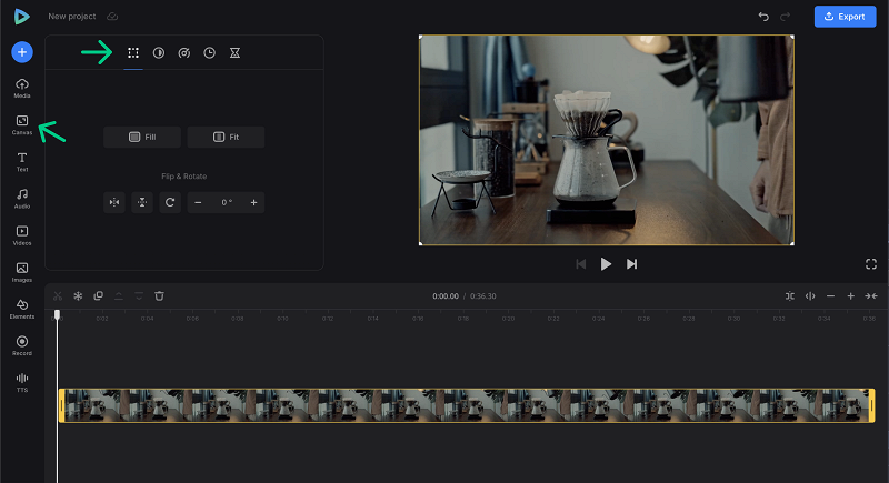 Edit video before annotation