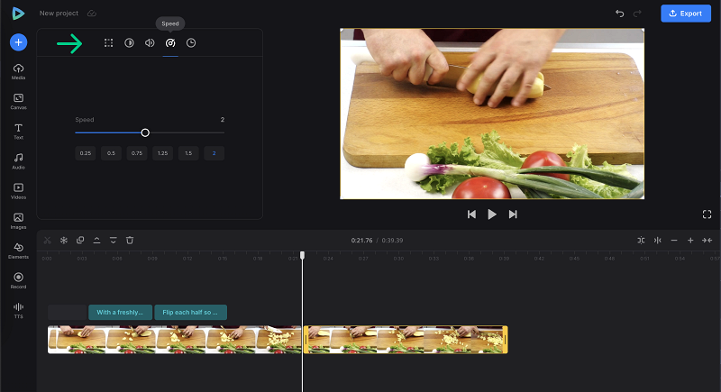 Adjust video with TTS Edit video with text to speech