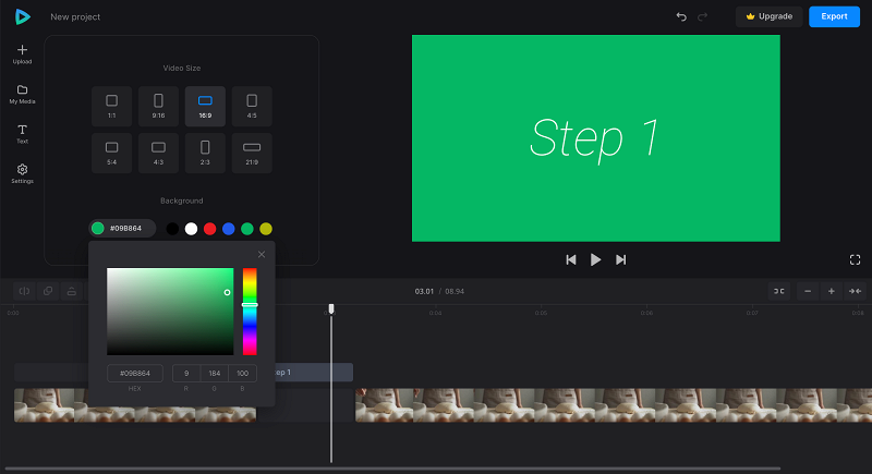Edit text layout and color