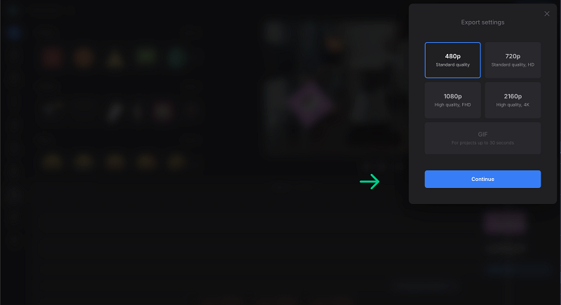 Export annotated video
