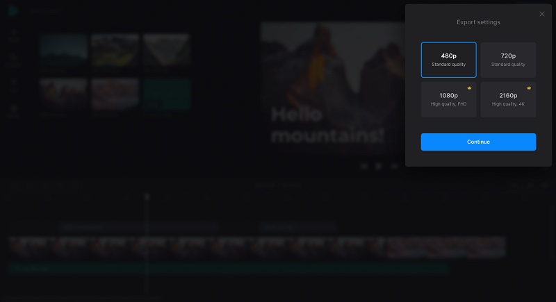 Export video from images