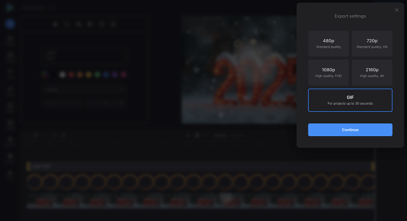 Export video with custom watermark