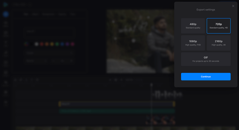 Export video with GIF