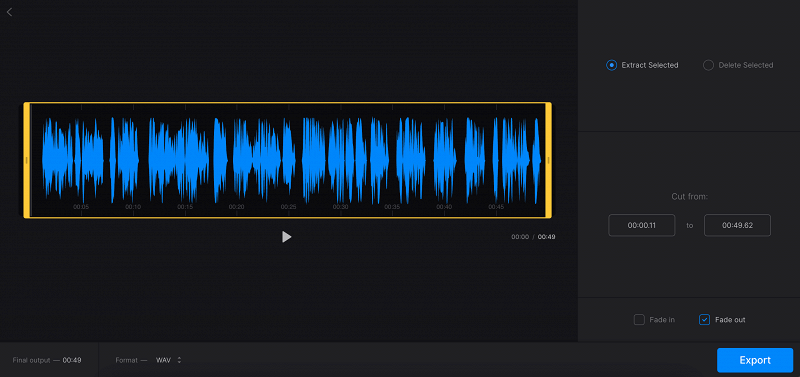 Extract sound track from video on Windows