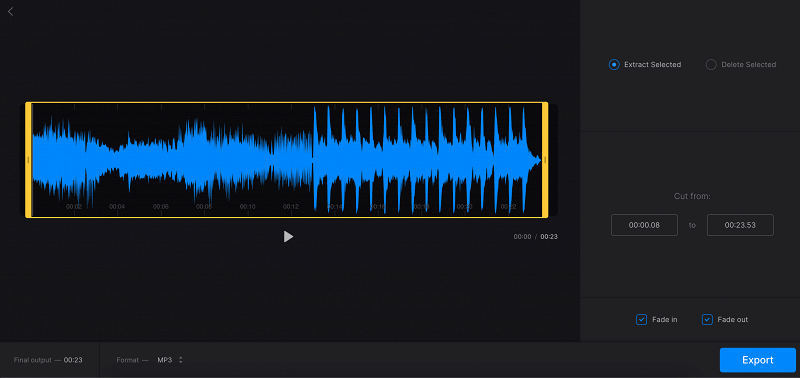 Extract audio from video