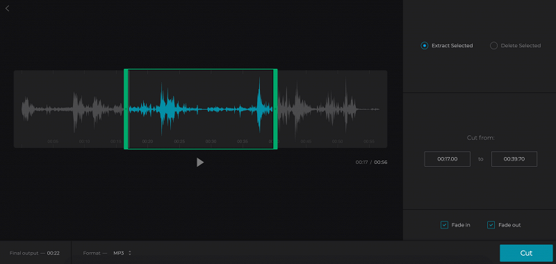 Extract MP3 from MP4