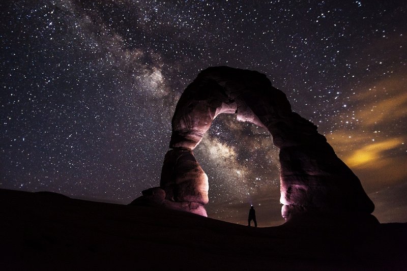 Stars hight exposure photography