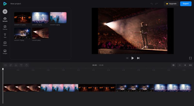 Images to make slideshow on Windows