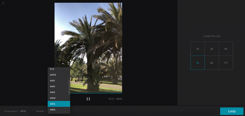 Loop Android video any number of times