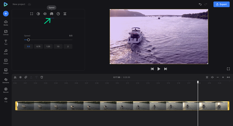 Make aesthetic edits - change speed