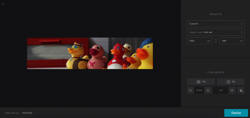 Make image Twitch banner size