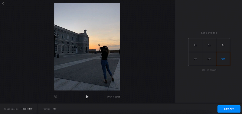 Create GIF from video clip Make GIF from video clip with Clideo