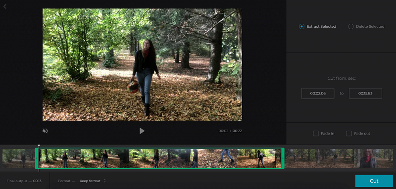 Make video shorter for Instagram