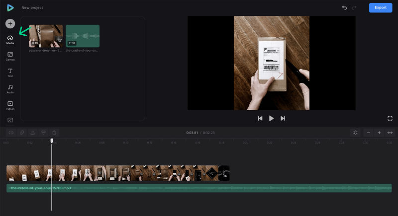 Media for unboxing videos