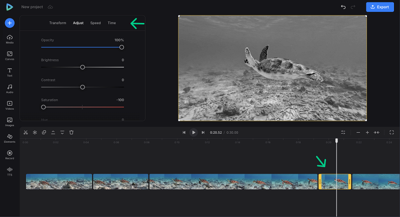 Modify video with AI voice