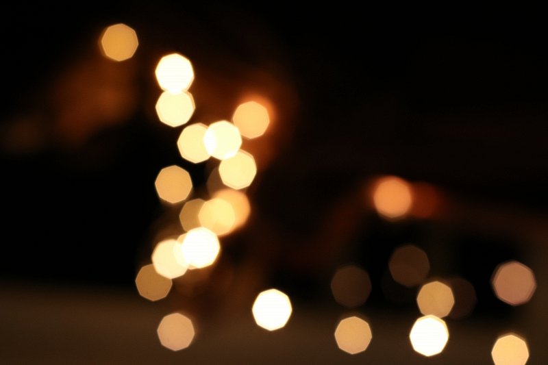 Octangular-shaped bokeh effect