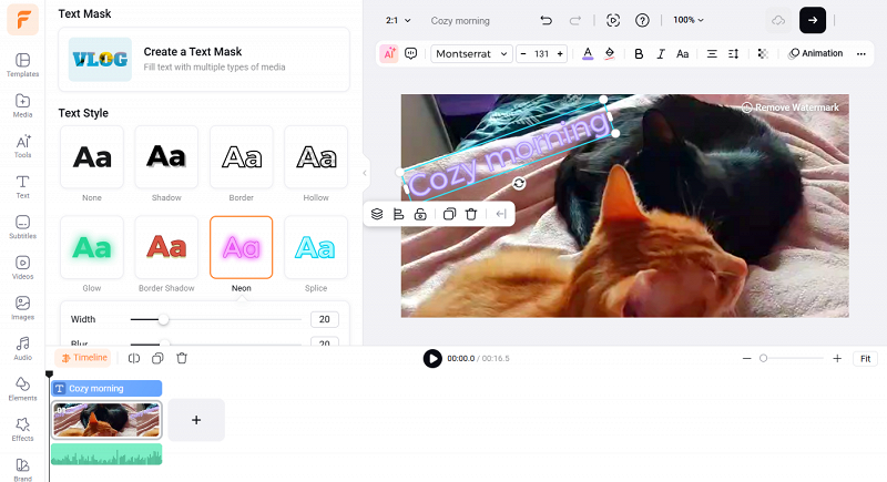 FlexClip video editor FlexClip online video editor