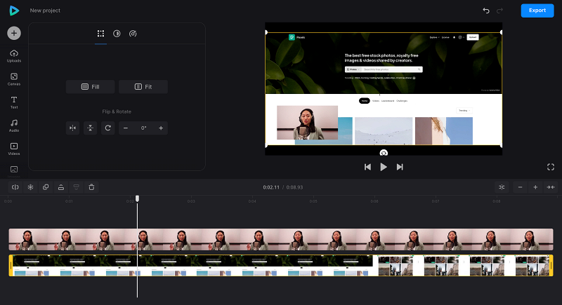 Picture-in-picture video