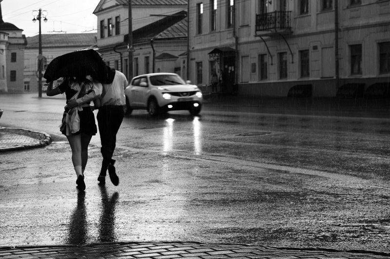 Use filters in post-editing for rain photos