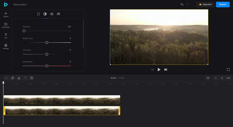 Remove video from file for l-cut