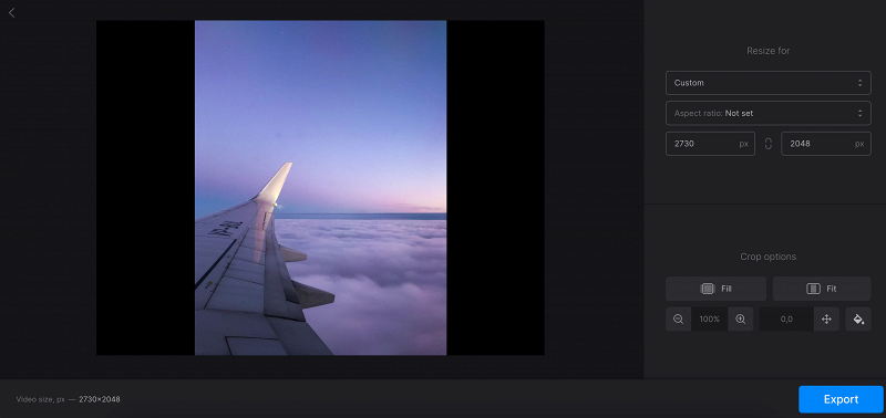Resize PNG in custom mode Use custom mode to resize PNG