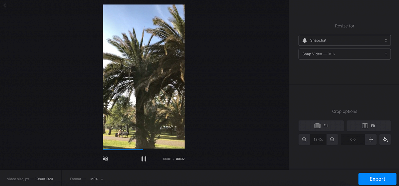 Resize YouTube video for Snapchat Resize YouTube video to share on Snapchat