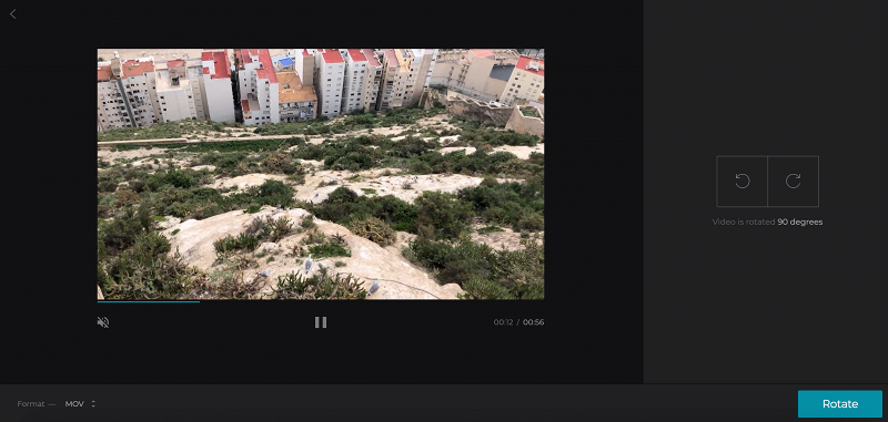Rotate video for Instagram with one click