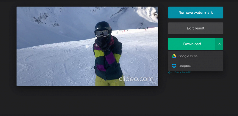 Download the video adjusted to YouTube size