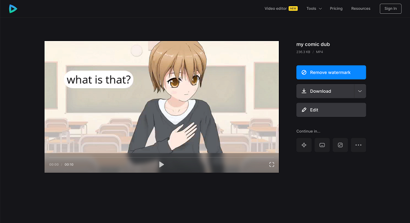Download manga dub video Save comic dub video