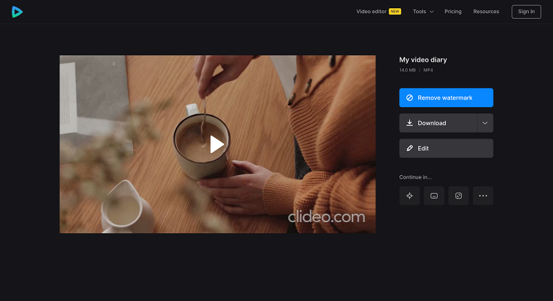 Download video diary Save day-in-the-life video
