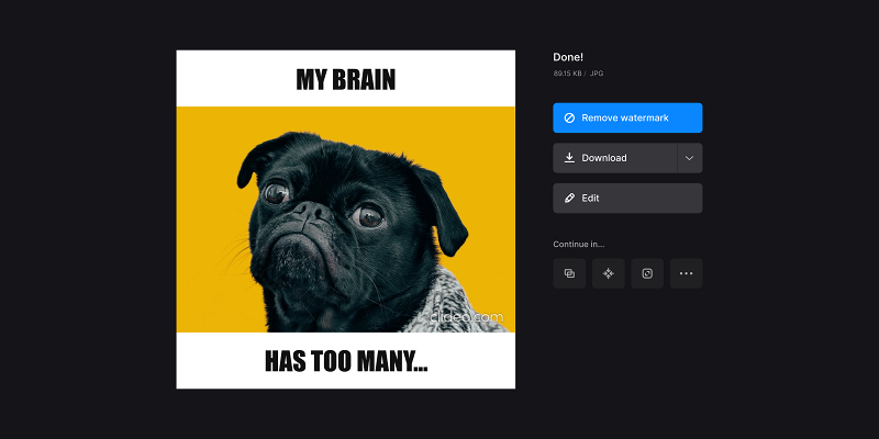 Download meme file Save file from online meme generator